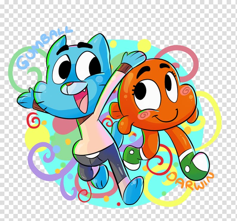Gumball Watterson Cartoon Fan art Drawing, Amazing World Of gumball transparent background PNG clipart