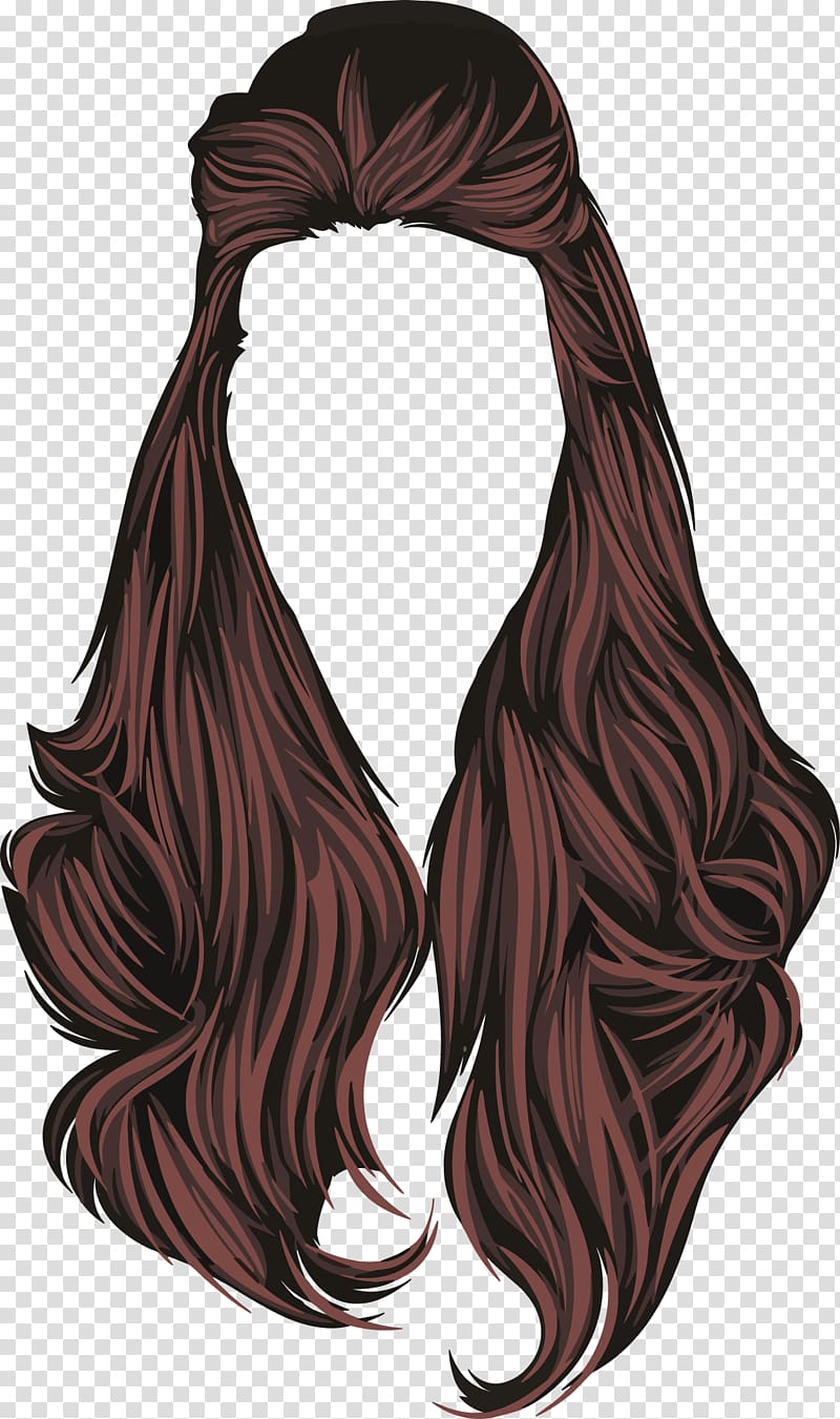 Adobe Illustrator Hair Drawing Tutorial, hairstyle transparent background PNG clipart