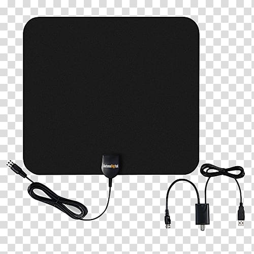 Television antenna Aerials Digital television High-definition television, tv antenna transparent background PNG clipart