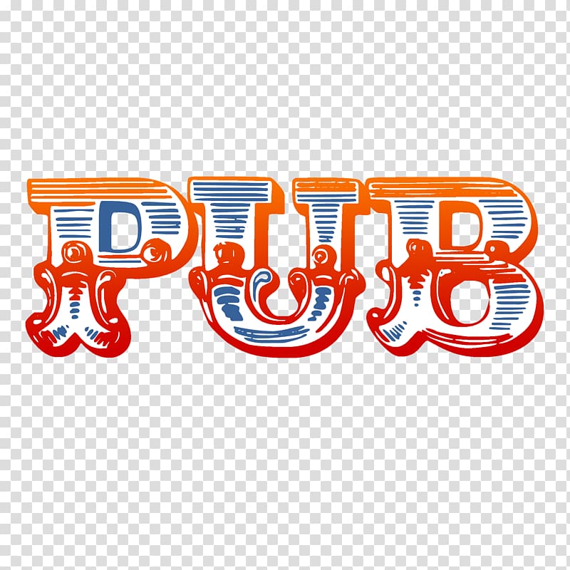 Pub Logo Font, pub transparent background PNG clipart