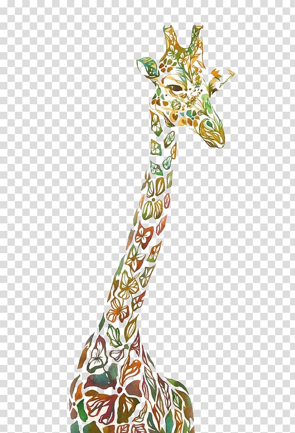 iPhone 4S iPhone 5s iPhone 5c, Watercolor giraffe transparent background PNG clipart