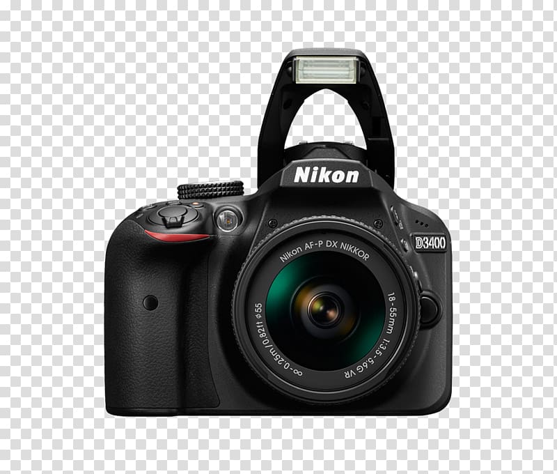 Nikon D3300 Nikon D3400 Digital SLR Camera, Camera transparent background PNG clipart