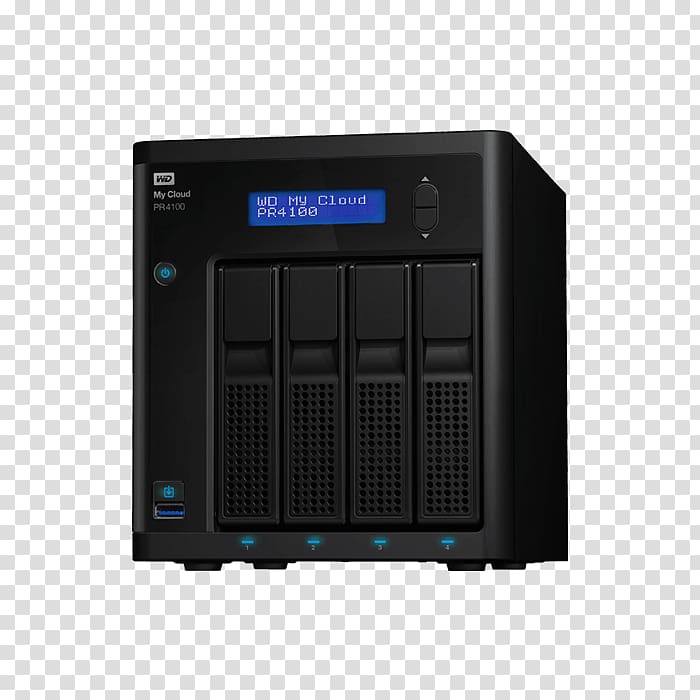 Disk array WD My Cloud EX4100 Computer Servers Network Storage Systems Data storage, others transparent background PNG clipart