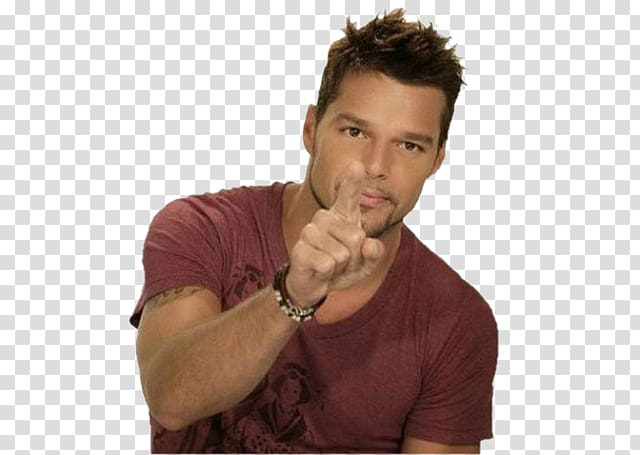 Microphone Beard Thumb, Ricky Martin transparent background PNG clipart