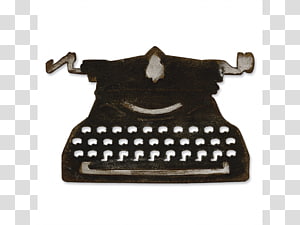 Typewriter Paper Sizzix Die cutting, vintage typewriter transparent background PNG clipart thumbnail