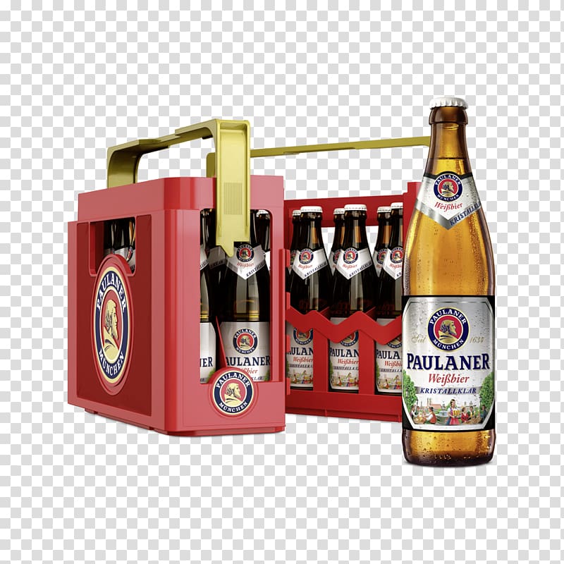 Paulaner Brewery Wheat beer Paulaner Hefeweizen Kellerbier, beer transparent background PNG clipart