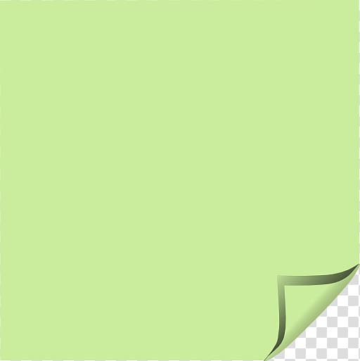 Paper Brand Green, Sticky note transparent background PNG clipart