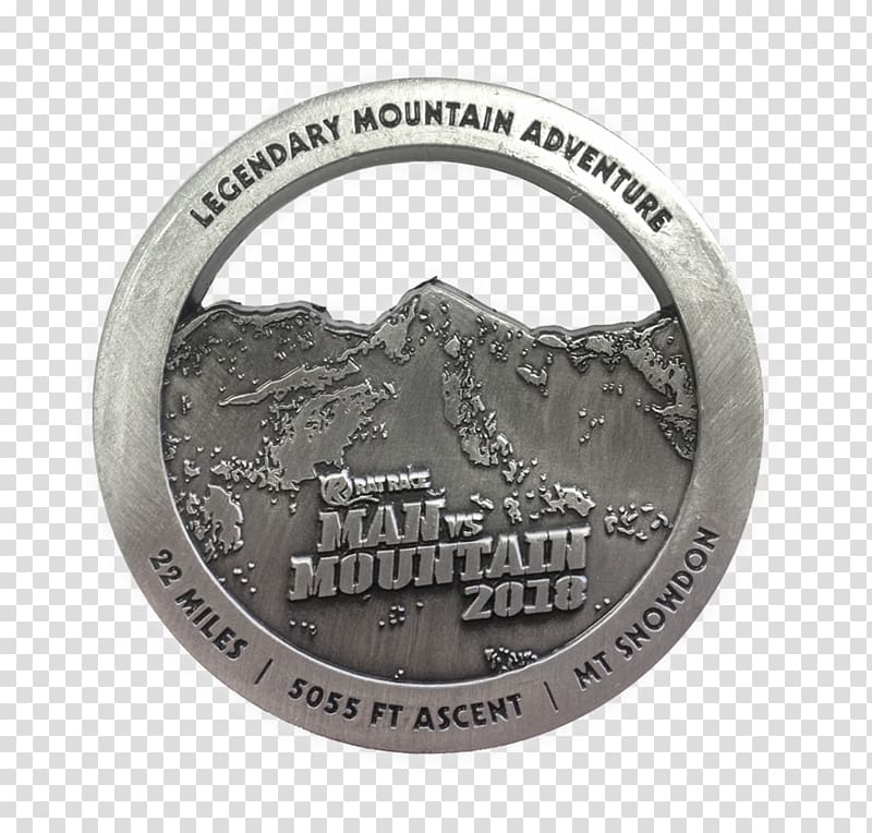 Medal Running Mountain Snowdon Adventure racing, medal transparent background PNG clipart