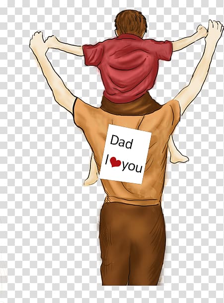 dad carrying son , Father\'s Day Poster Sunday, Father\'s Day,father,father transparent background PNG clipart