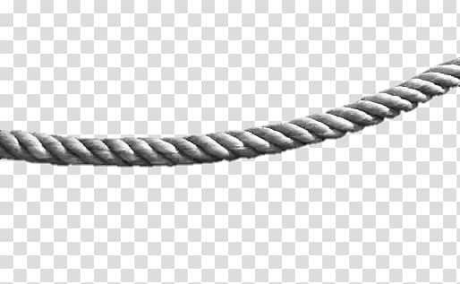 Gray rope with black background, Rope transparent background PNG clipart