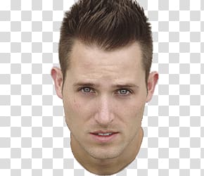man's face, JoshuaDTV Looking Up transparent background PNG clipart