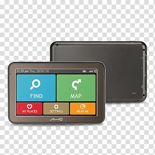 Mio Technology Personal navigation assistant Car Automotive navigation system, car transparent background PNG clipart