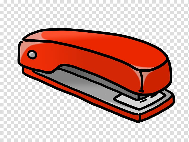 red stapler illustration, Paper Stapler Staple Removers , Stapler transparent background PNG clipart