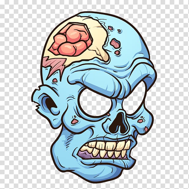 Cartoon, zombie transparent background PNG clipart