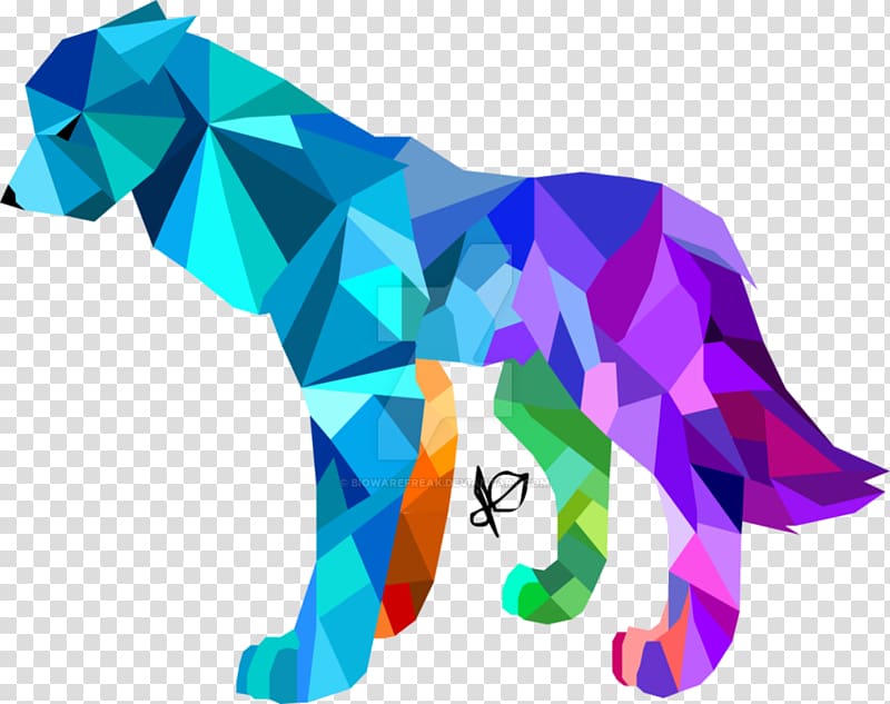 Artist Gray wolf Drawing Geometry, geometric background transparent background PNG clipart