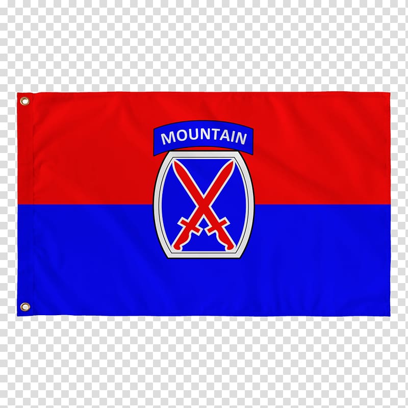 10th Mountain Division Flag United States Army, red flag climbing mountain transparent background PNG clipart