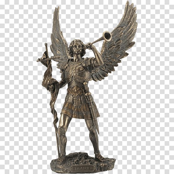 Gabriel Michael Statue Sculpture Archangel, angel transparent background PNG clipart