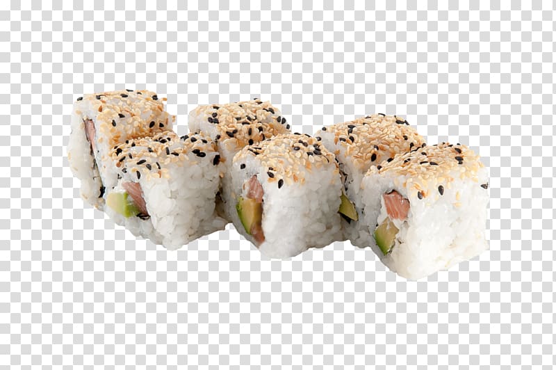 California roll Sushi pizza Philadelphia roll Makizushi, California roll transparent background PNG clipart