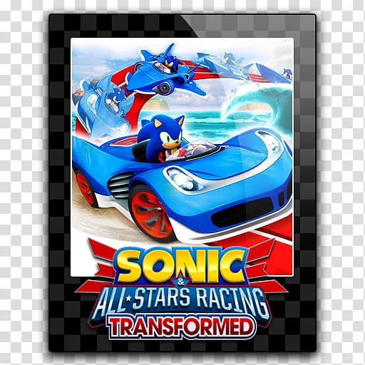 Sonic & Sega All-Stars Racing Sonic & All-Stars Racing Transformed SegaSonic the Hedgehog Racing video game, Sonic Allstars Racing Transformed transparent background PNG clipart