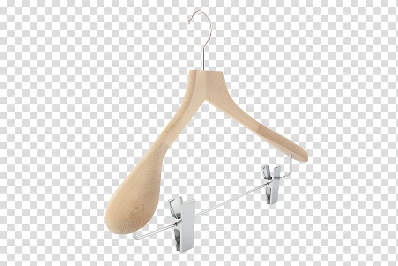 Clothes hanger Wood Jacket Overcoat Hotel, wooden hanger transparent background PNG clipart