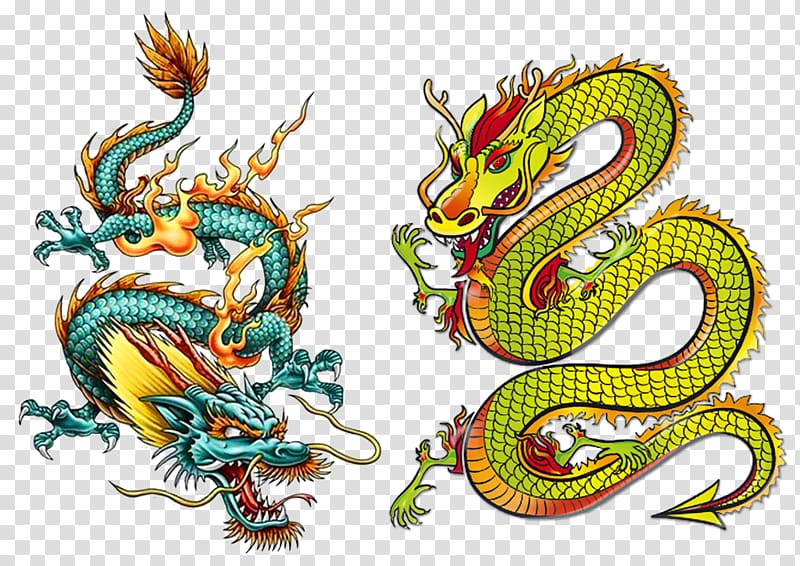 Chinese dragon Tattoo Japanese dragon, dragon transparent background PNG clipart