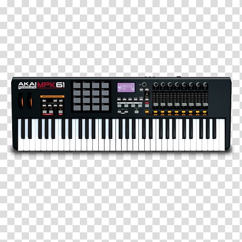 MIDI keyboard Akai MPK261 Akai MPC MIDI Controllers, trombones transparent background PNG clipart