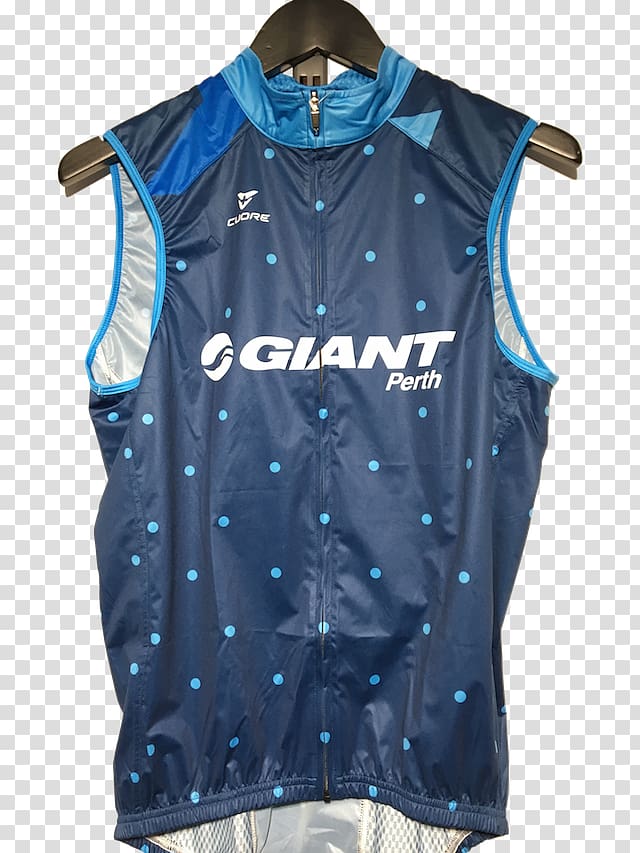 Jersey Giant Perth Sleeve Gilets Giant Bicycles, Men Vest transparent background PNG clipart