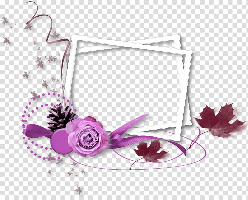 .de Autumn Season, pink frame transparent background PNG clipart