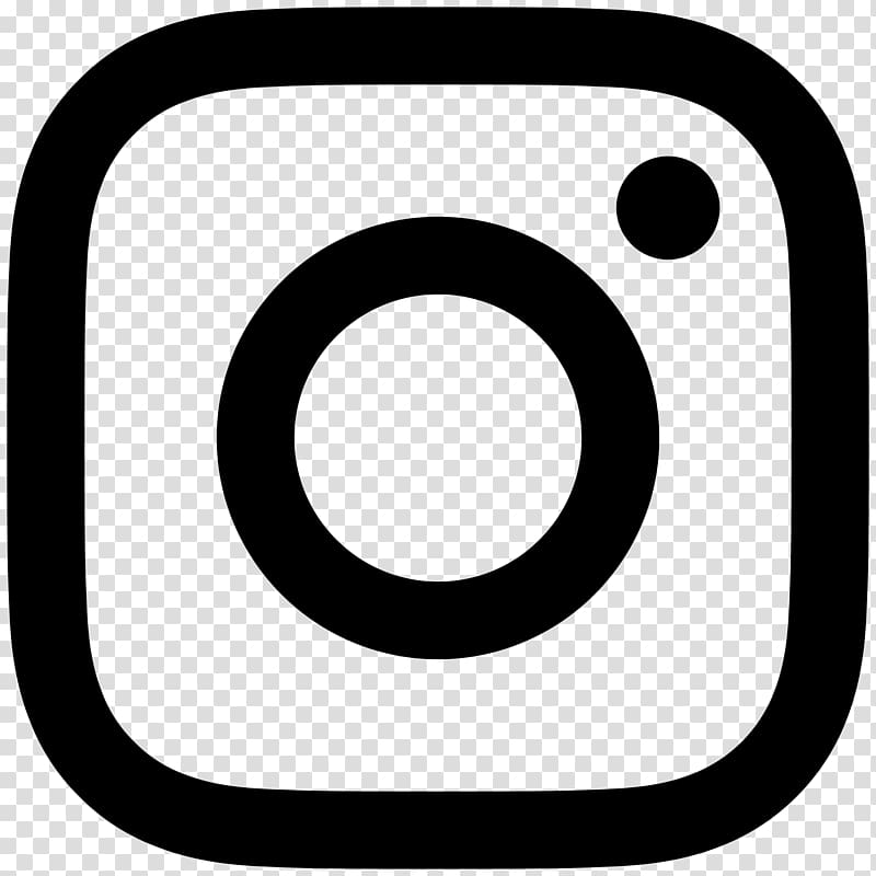 HD White Outline Round Instagram Logo Icon PNG | Citypng