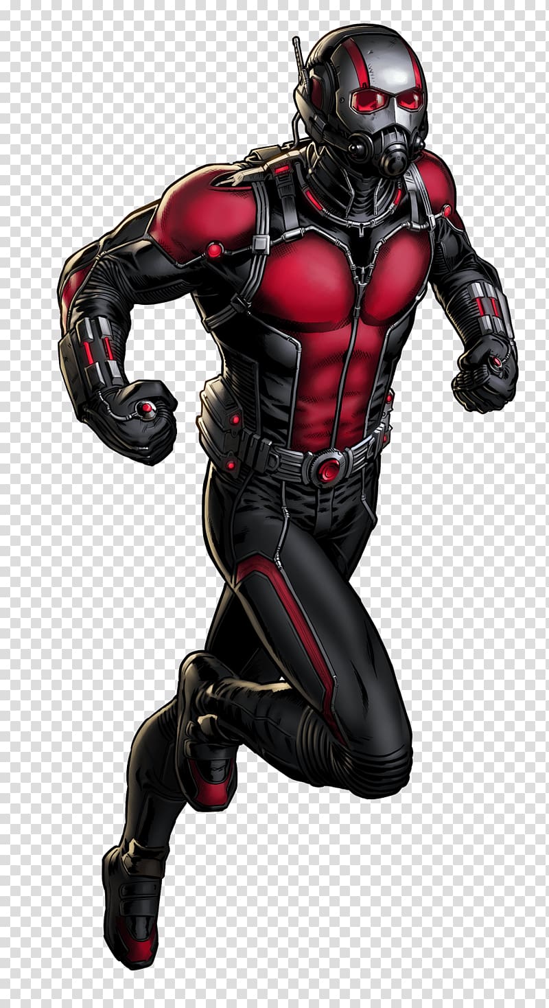 Marvel Antman illustration, Ant Man Running transparent background PNG clipart