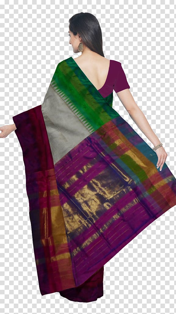 Silk Bhoodan Pochampally Kanchipuram Textile Sari, handloom transparent background PNG clipart