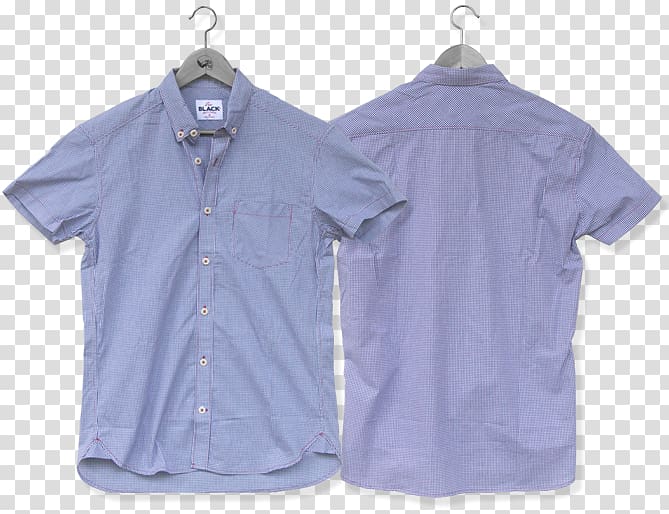 Blouse T-shirt Dress shirt Clothes hanger Collar, T-shirt transparent ...