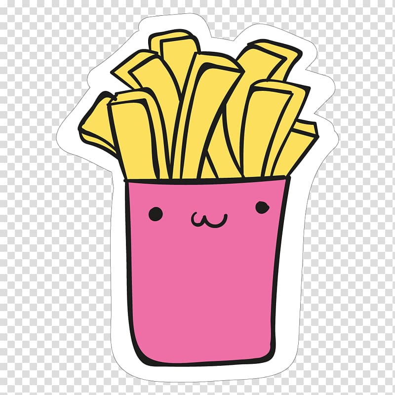 French fries Junk food Deep frying , Cute Things transparent background PNG clipart