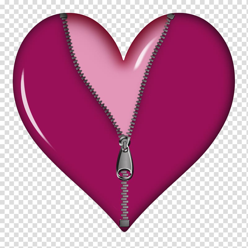pink heart with zipper , Zip , Pink Zipped Heart transparent background PNG clipart