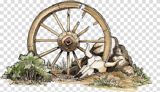 Bicycle Wheels Car Wagon Western, Western transparent background PNG clipart
