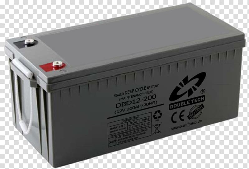 Electric battery Deep-cycle battery VRLA battery Automotive battery Battery charger, VRLA Battery transparent background PNG clipart