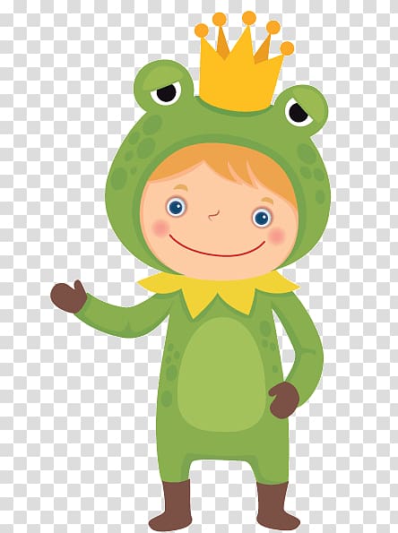 Fairy tale The Frog Prince , Frog prince transparent background PNG clipart