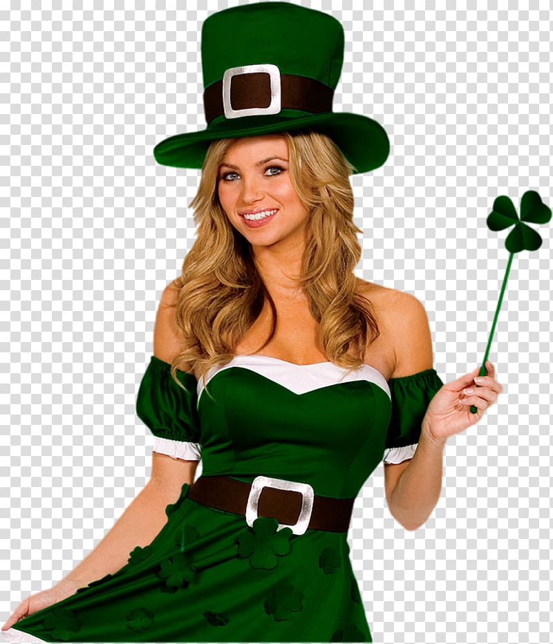 Ireland Saint Patrick\'s Day Irish people Girl, saint patrick\'s day transparent background PNG clipart