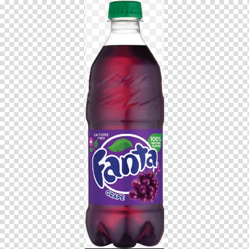 Fanta Fizzy Drinks Coca-Cola Sprite Orange soft drink, grape transparent background PNG clipart