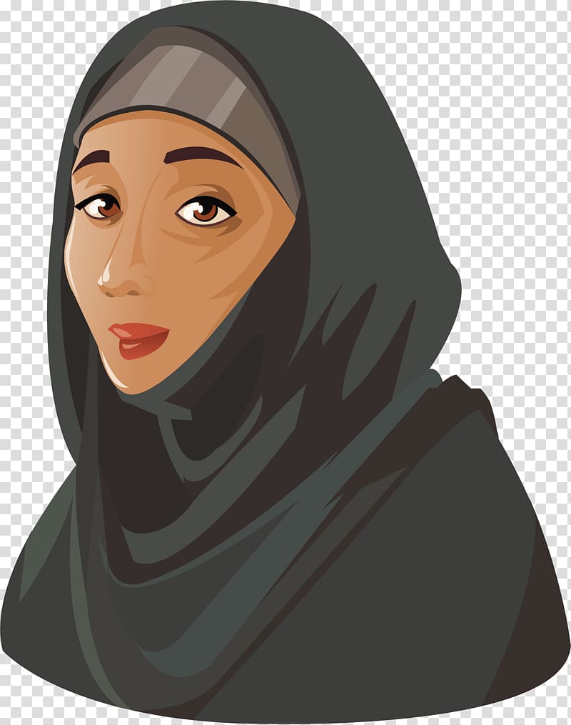 Middle East Illustration, Women in the Middle East transparent background PNG clipart
