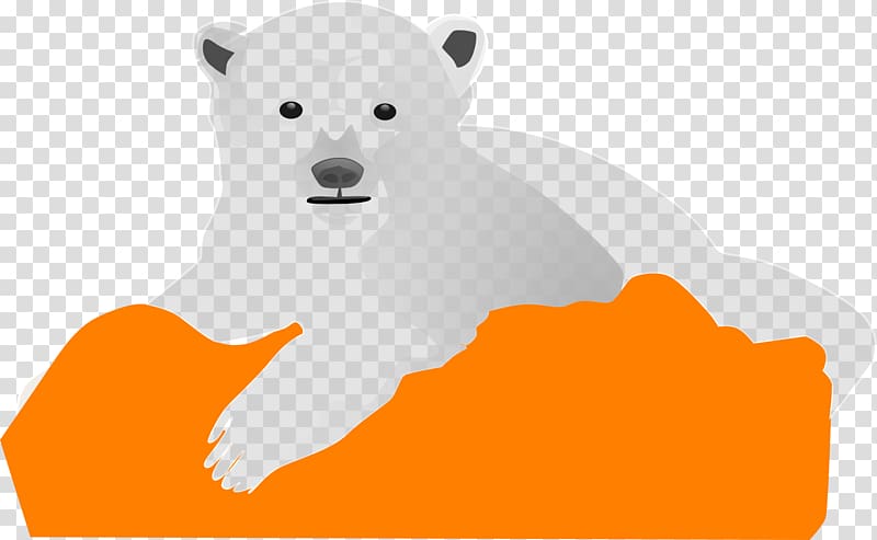 Baby Polar Bear Giant panda Brown bear, polar bear transparent background PNG clipart