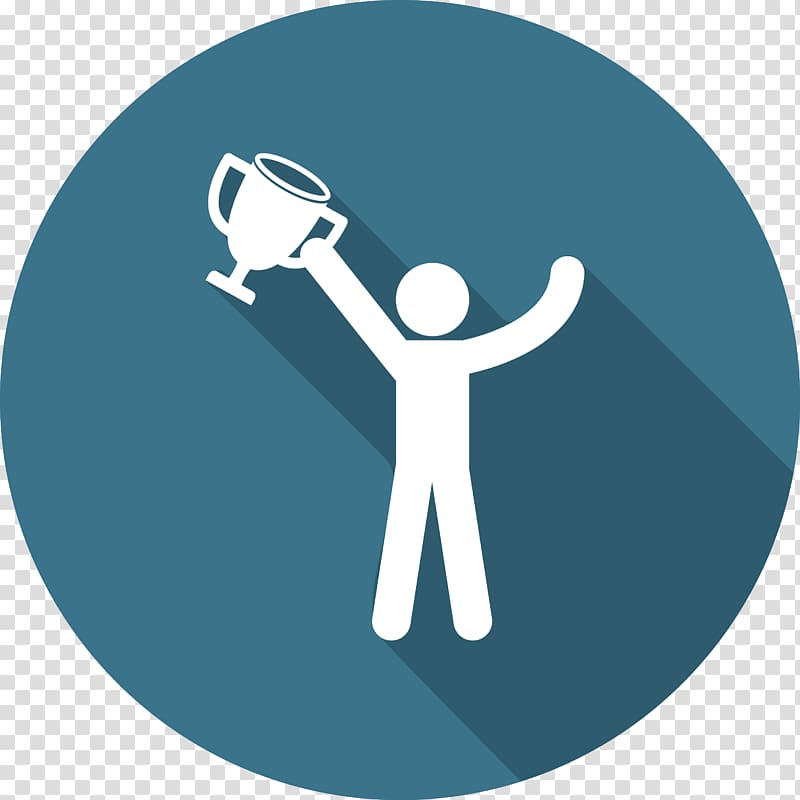 Trophy Icon, Blue Championship transparent background PNG clipart