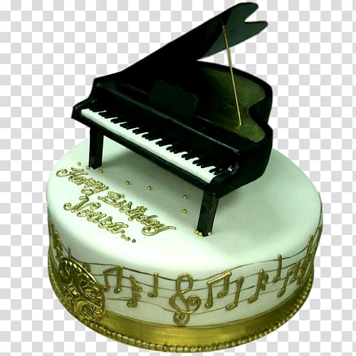 Piano Buttercream Cake - White Spatula