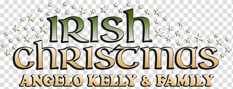 Irish Christmas Logo Brand Font Tree, off-road transparent background PNG clipart