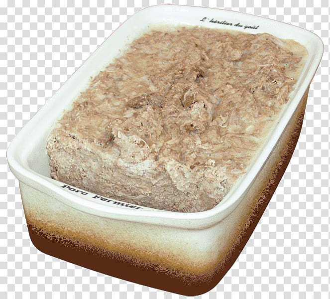 Rillettes Domestic pig Terrine Cretons Pork, salt transparent background PNG clipart