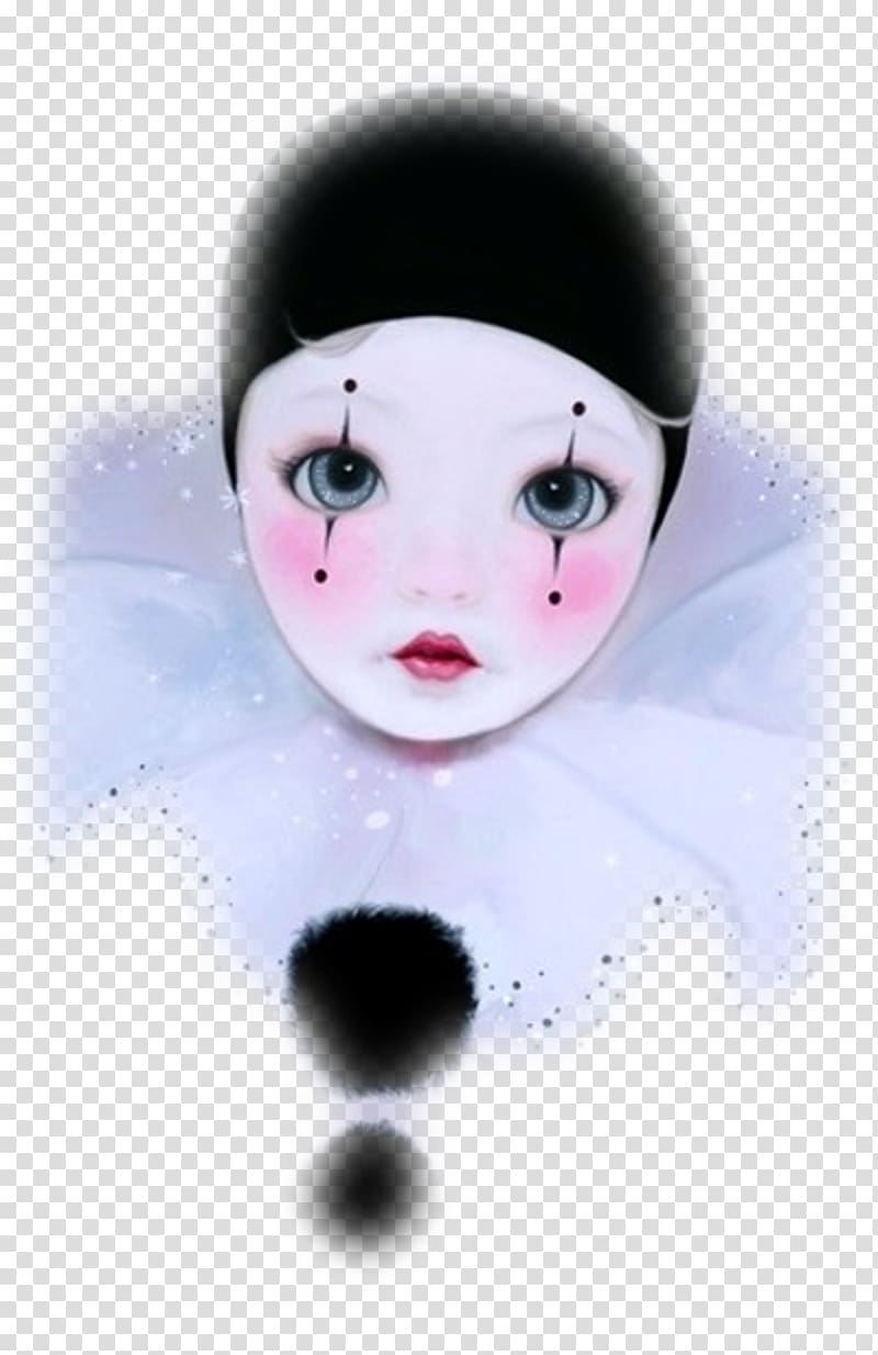Pierrot Desktop Cheek, glamor transparent background PNG clipart