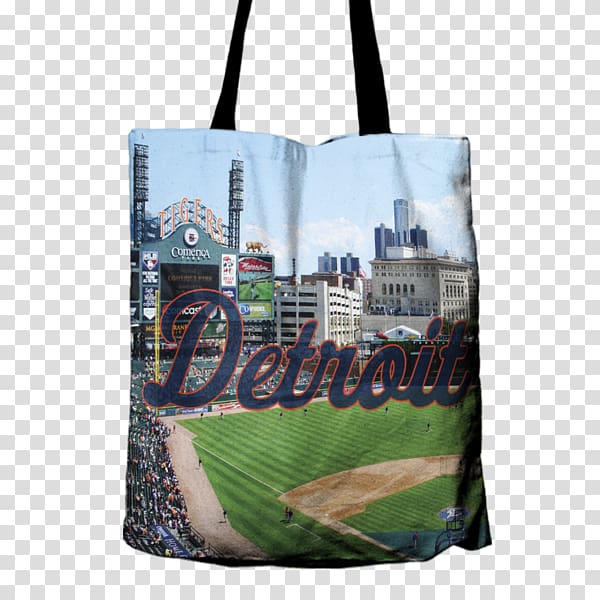 Comerica Park Detroit Tigers Tote bag MLB, baseball transparent background PNG clipart