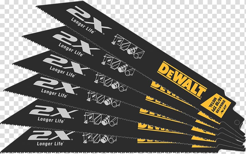 Reciprocating Saws Blade DeWalt Cutting, others transparent background PNG clipart
