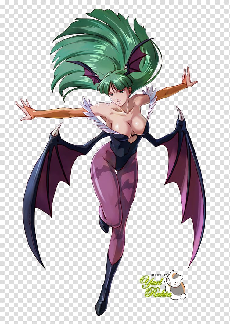 Project X Zone 2 Darkstalkers 3 Morrigan Aensland Demitri Maximoff, others transparent background PNG clipart