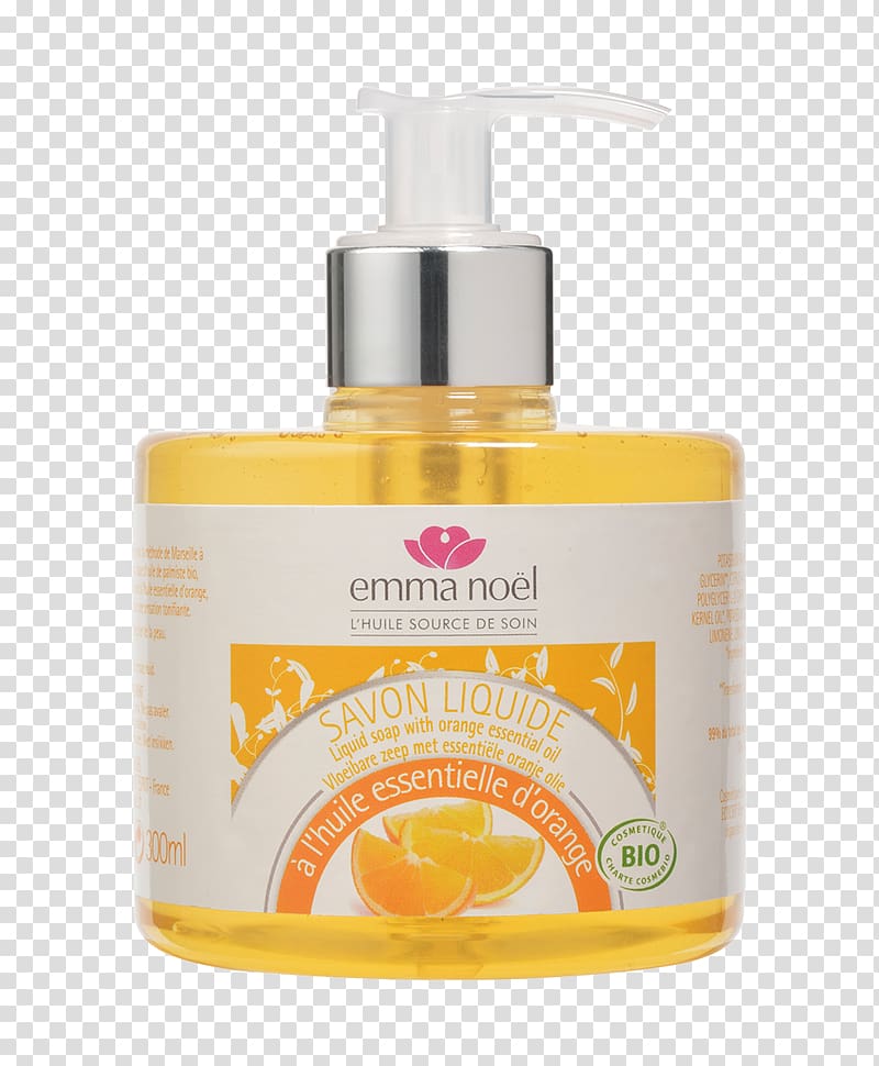 Marseille soap Orange oil Lotion Milliliter Skin, liquide transparent background PNG clipart
